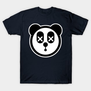 Dead-tired Panda Sticker T-Shirt